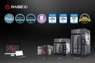 Raise3D上海复志成立五周年,相继推出了多款3D打印机和软件
